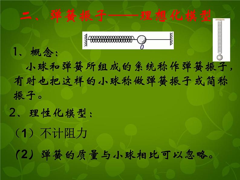 高中物理 11.1简谐运动课件 新人教版选修3-405