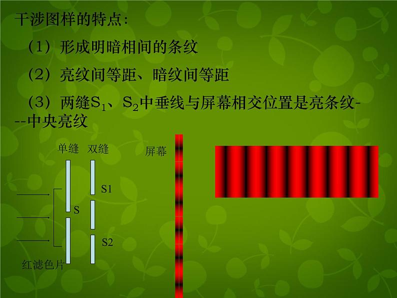 高中物理 13.3光的干涉课件 新人教版选修3-403