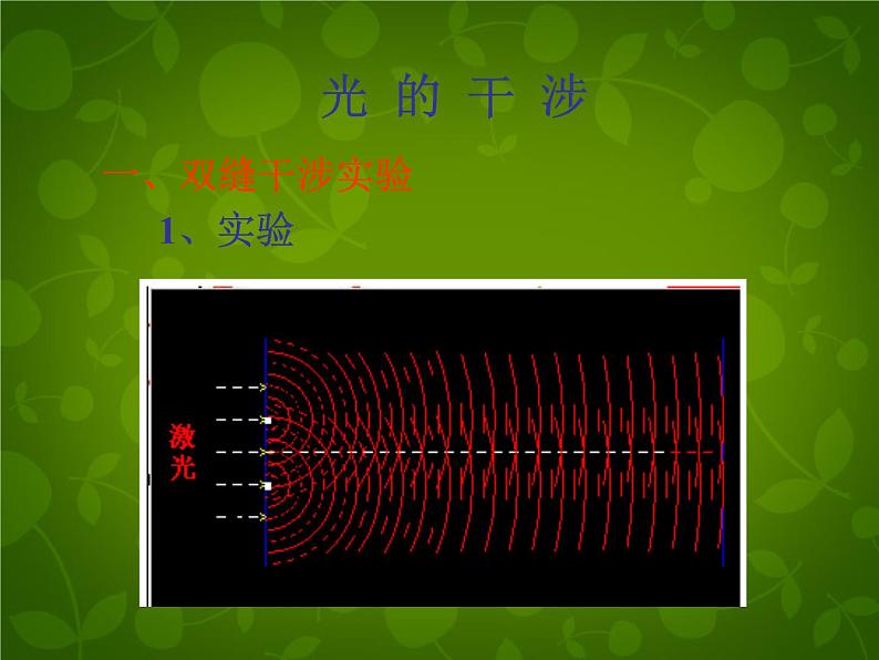 高中物理 13.4实验 用双缝干涉测量光的波长课件 新人教版选修3-402