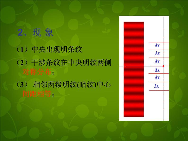 高中物理 13.4实验 用双缝干涉测量光的波长课件 新人教版选修3-403