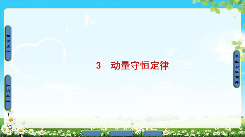 2018版高中物理（人教版）选修3-5同步课件：第16章 3　动量守恒定律01