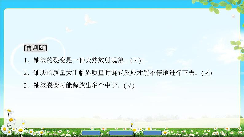 2018版高中物理（人教版）选修3-5同步课件：第19章 6　核裂变05