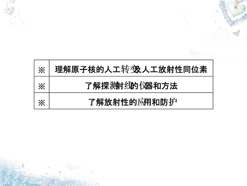 高中物理 第19章 第3、4节 探测射线的方法 放射性的应用与防护课件 新人教版选修3-506