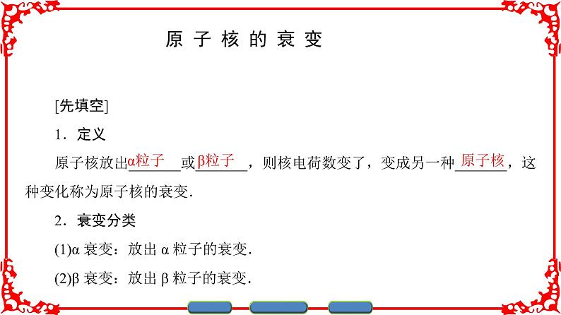 高中物理人教版选修3-5（课件）第十九章 原子核 2 放射性元素的衰变第3页