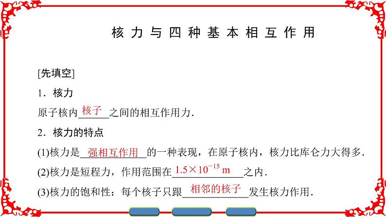 高中物理人教版选修3-5（课件）第十九章 原子核 5 核力与结合能03