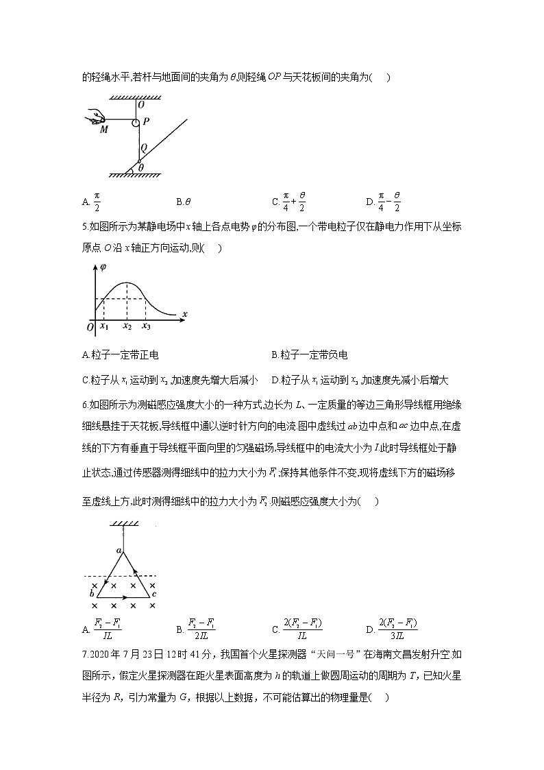 2021届高三八省联考物理预测模拟卷 B卷02