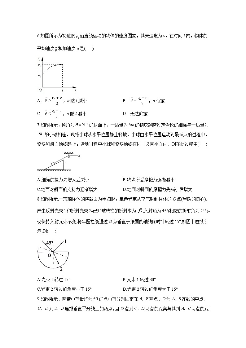 2021届高考物理模拟预热卷（湖北地区专用）03