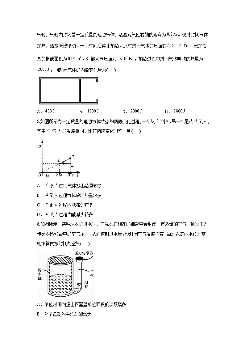 2021届高三复习物理名校联考质检卷精编（13）热学第2页