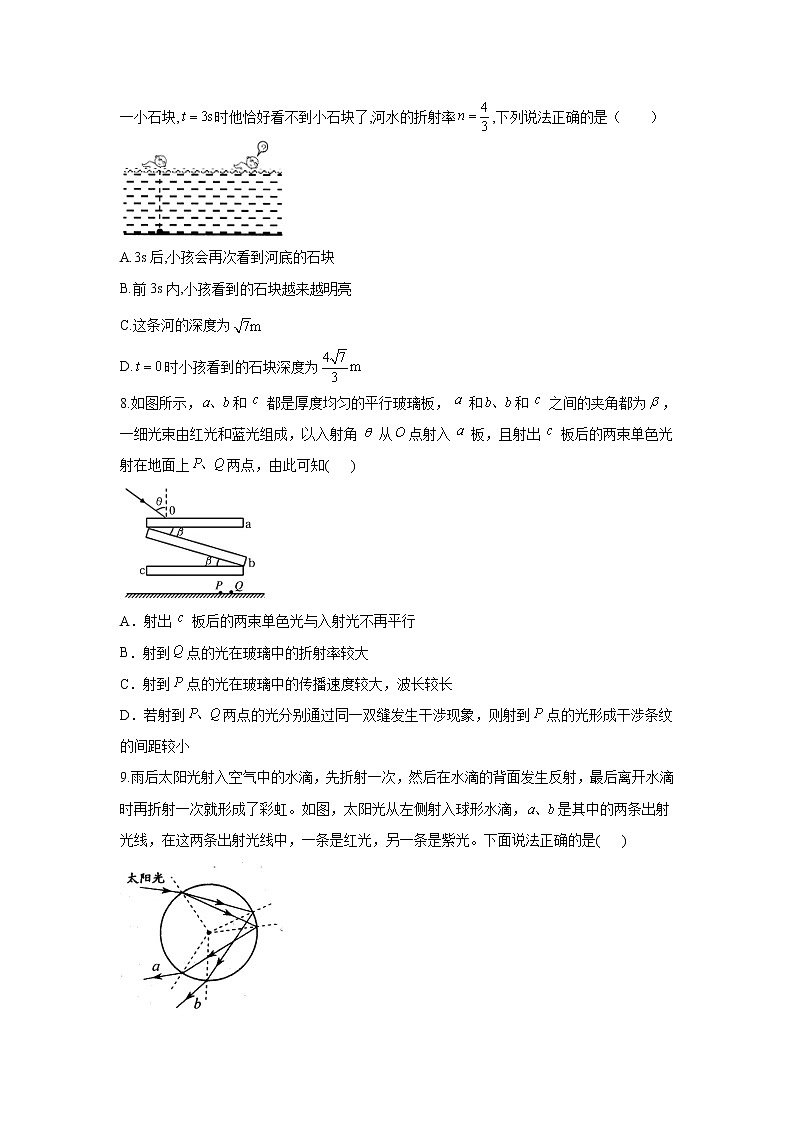 2021届高三复习物理名校联考质检卷精编（14）光学第3页