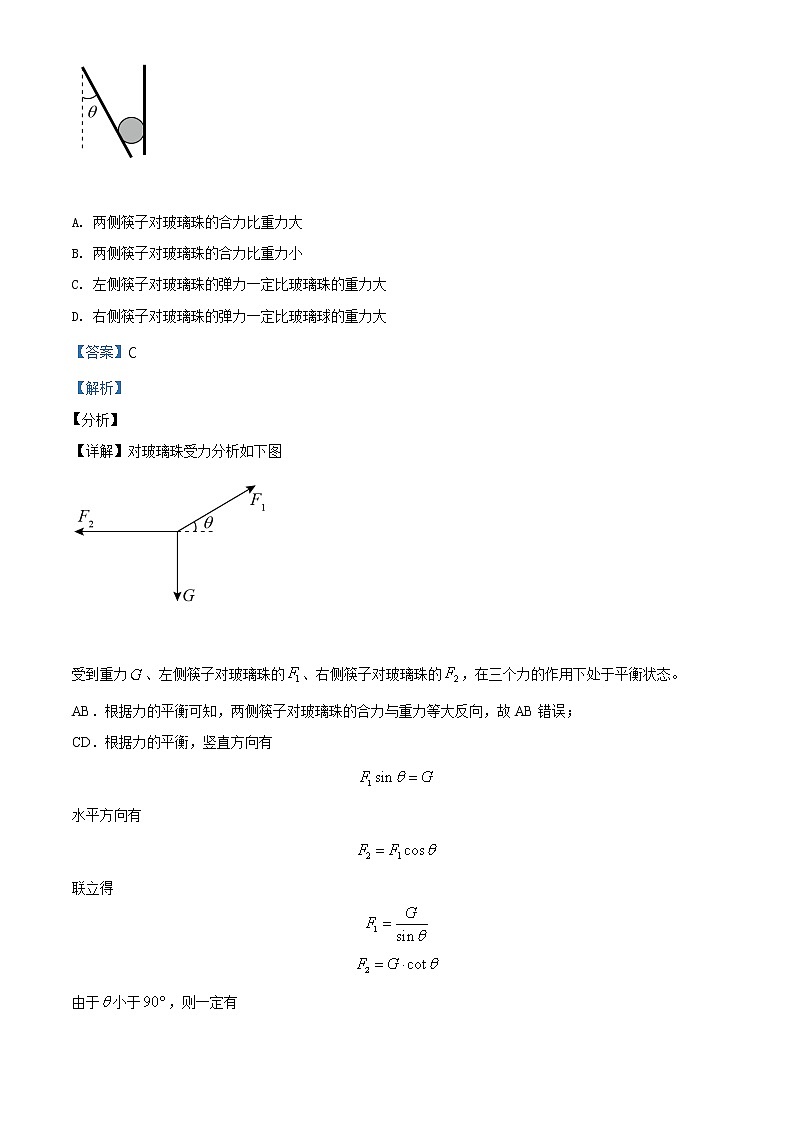 全国八省联考2021年1月广东省普通高中学业水平选择考适应性测试物理试题解析版第3页