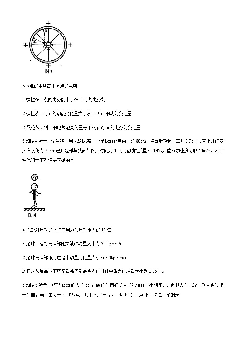 2021年1月全国8省联考广东省普通高中学业水平选择考适应性测试物理试题无答案第3页