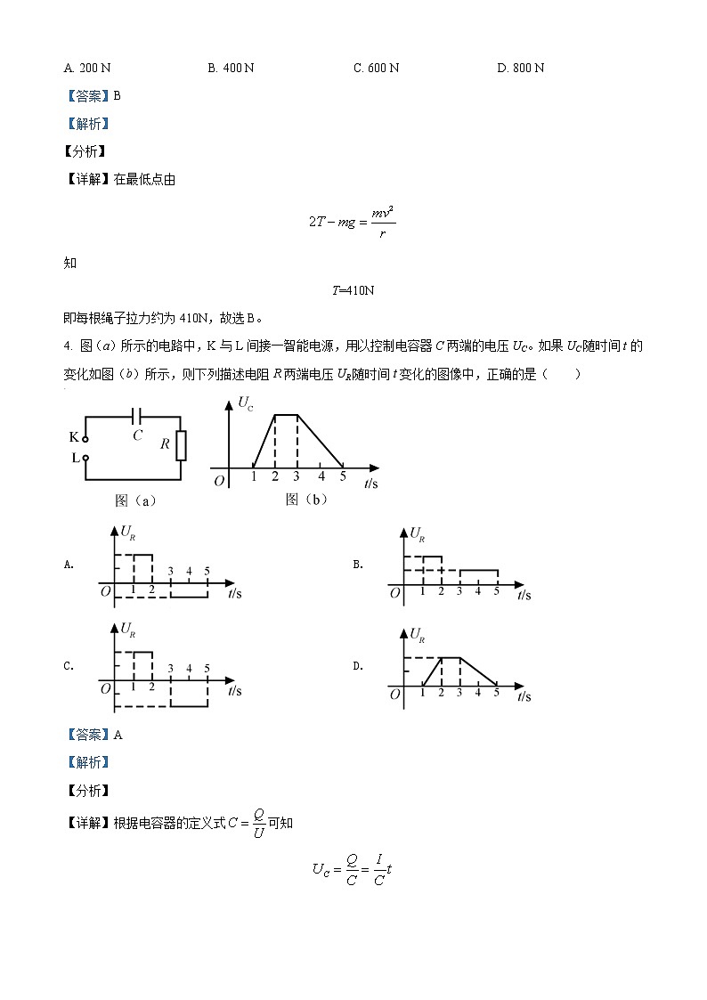 2020年高考全国1理综物理高考真题-全国高考真题解析03