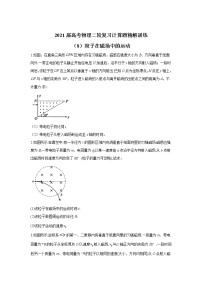 2021届高考物理二轮复习计算题精解训练（8）粒子在磁场中的运动