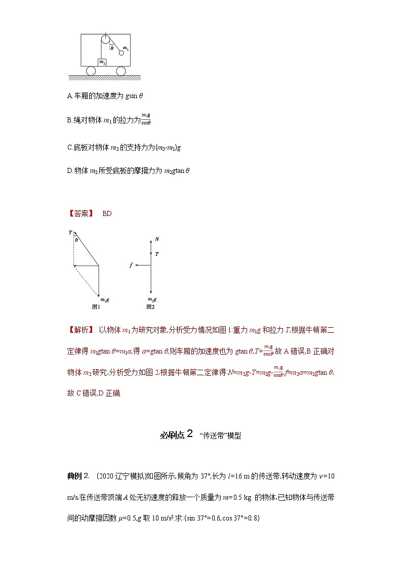 必刷03　牛顿运动定律的综合应用与题型-2021届高考物理二轮复习专项必刷（人教版）02