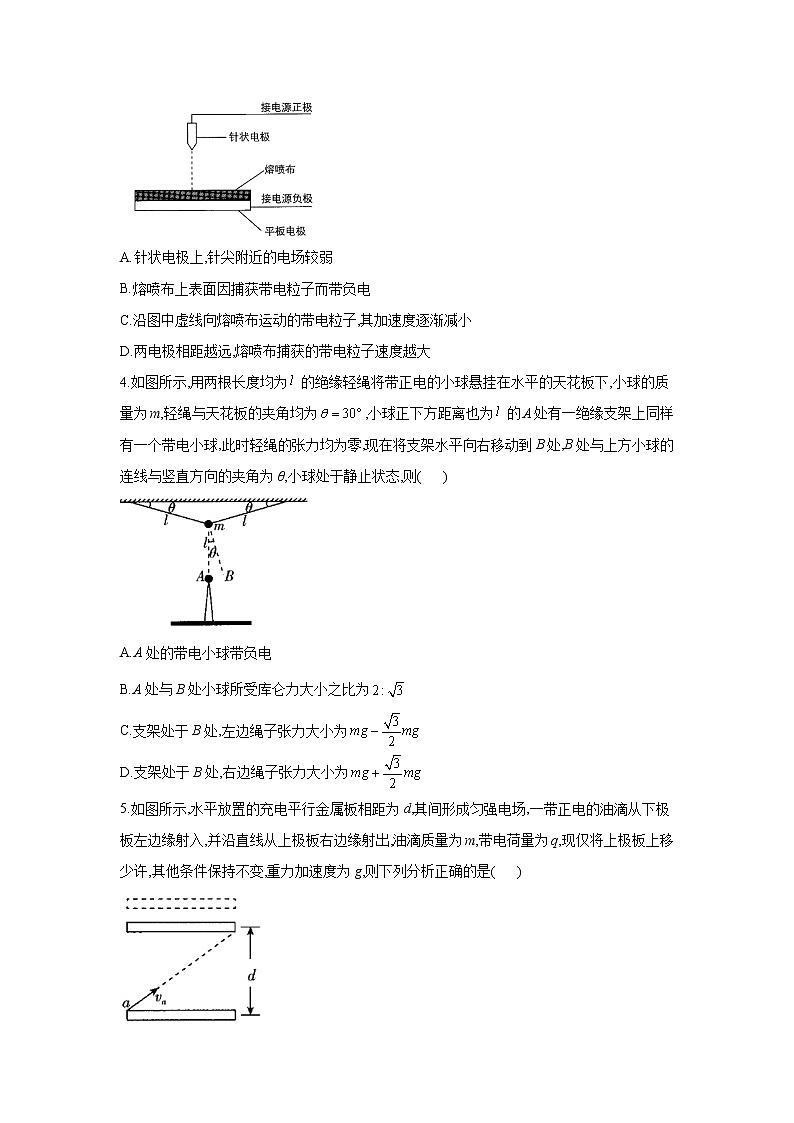 2021届高考物理二轮复习易错题型专项练习（7）静电场02