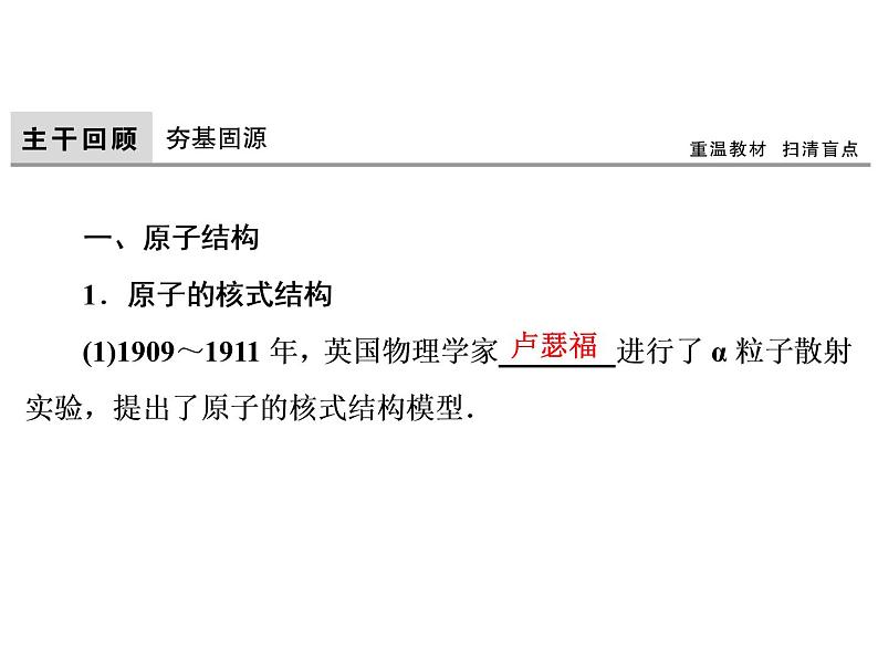 2021高考物理大一轮复习领航课件：第十二章　近代物理初步-第2节03