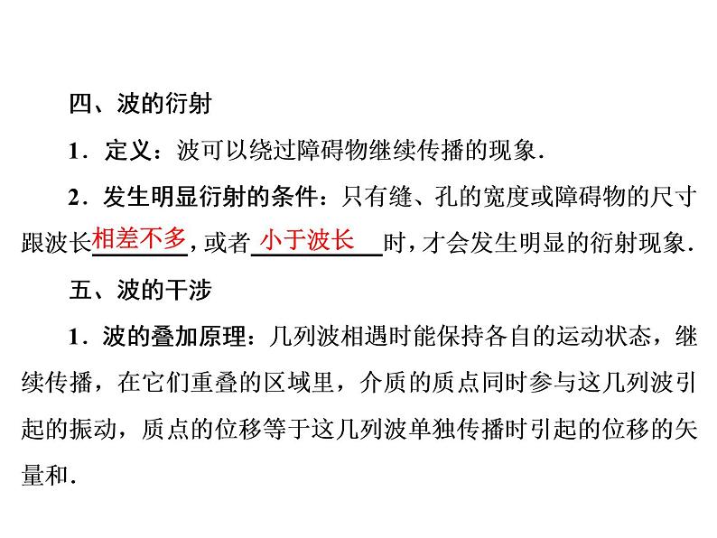 2021高考物理大一轮复习领航课件：第十四章　机械振动　机械波　光　电磁波与相对论（选修3－4）-第2节07