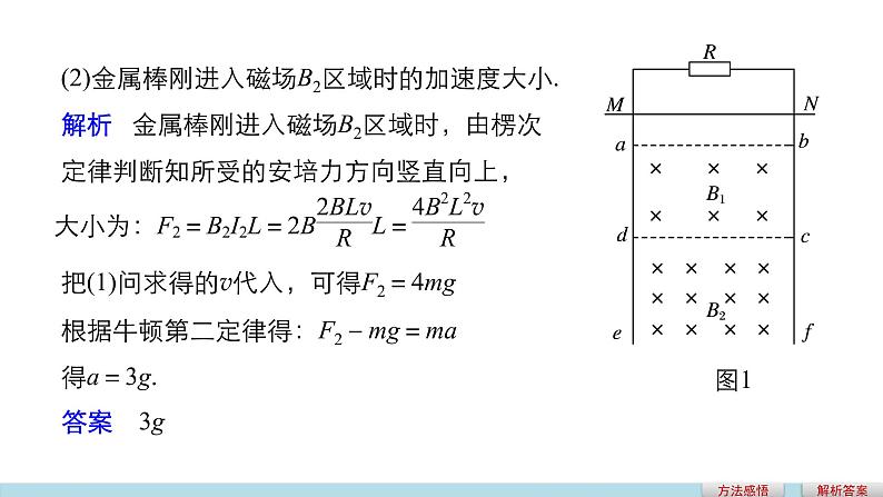 2018版高考物理配套课件：第九章 加试计算题7 电磁感应规律的综合应用06