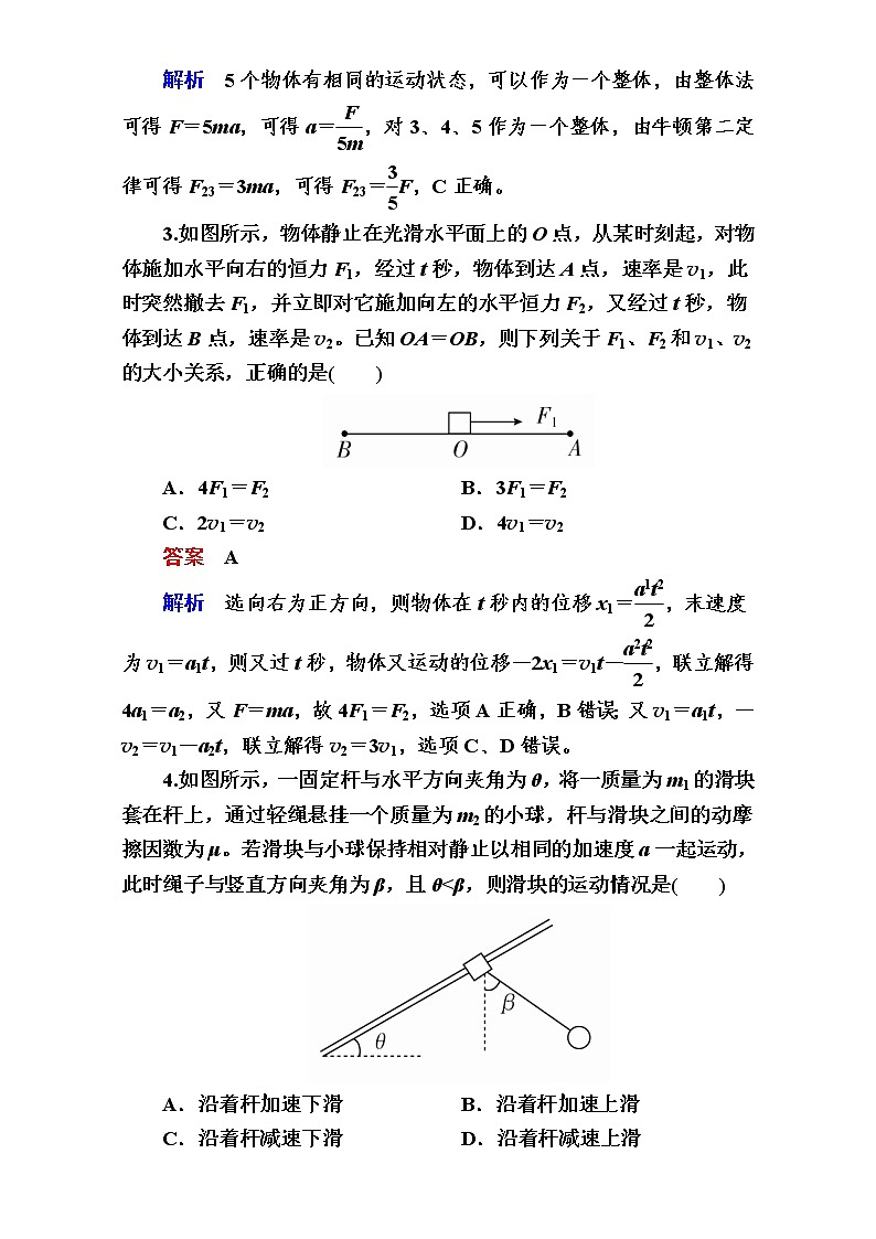 2018年高考考点完全题物理考点通关练：强化训练3 Word版含解析02