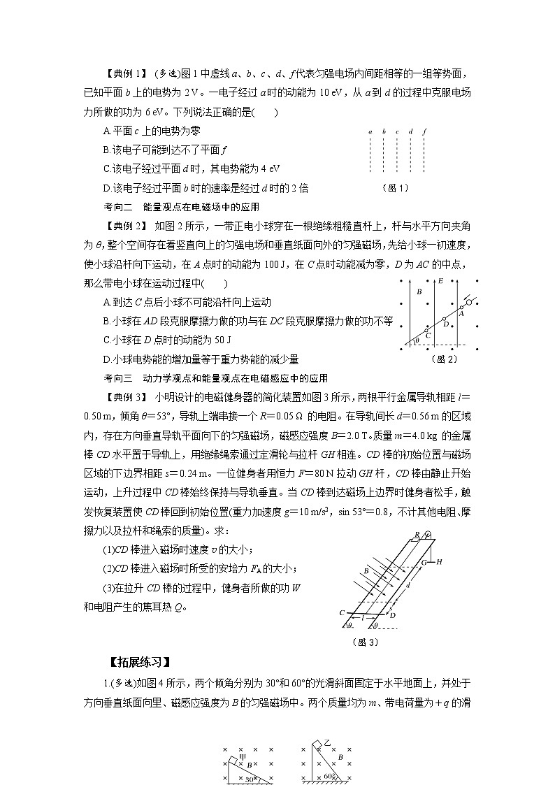 专题06 动量和能量观点在电磁学中的应用-备战2021届高考物理二轮复习题型专练02