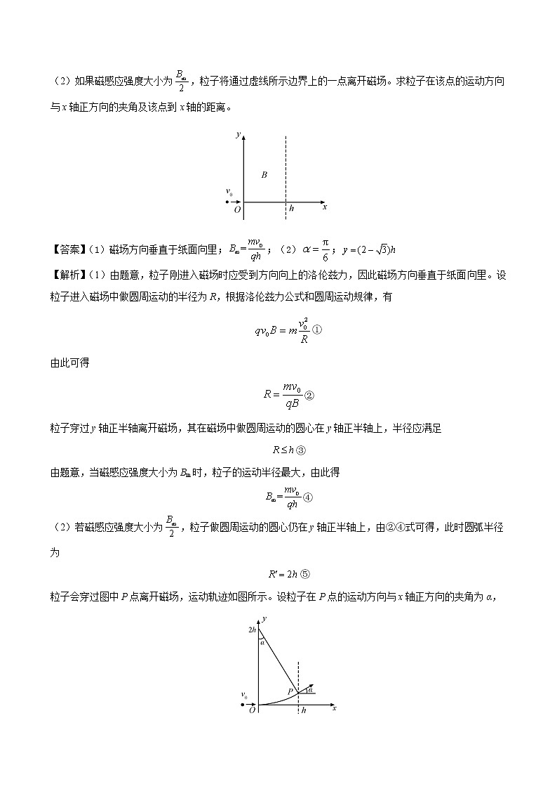 高考物理（2010~2020）真题专项练习   14 磁场2（解析版）第3页