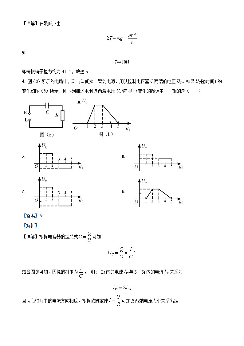 2020年高考物理试卷（新课标1）答案解析（精编）03