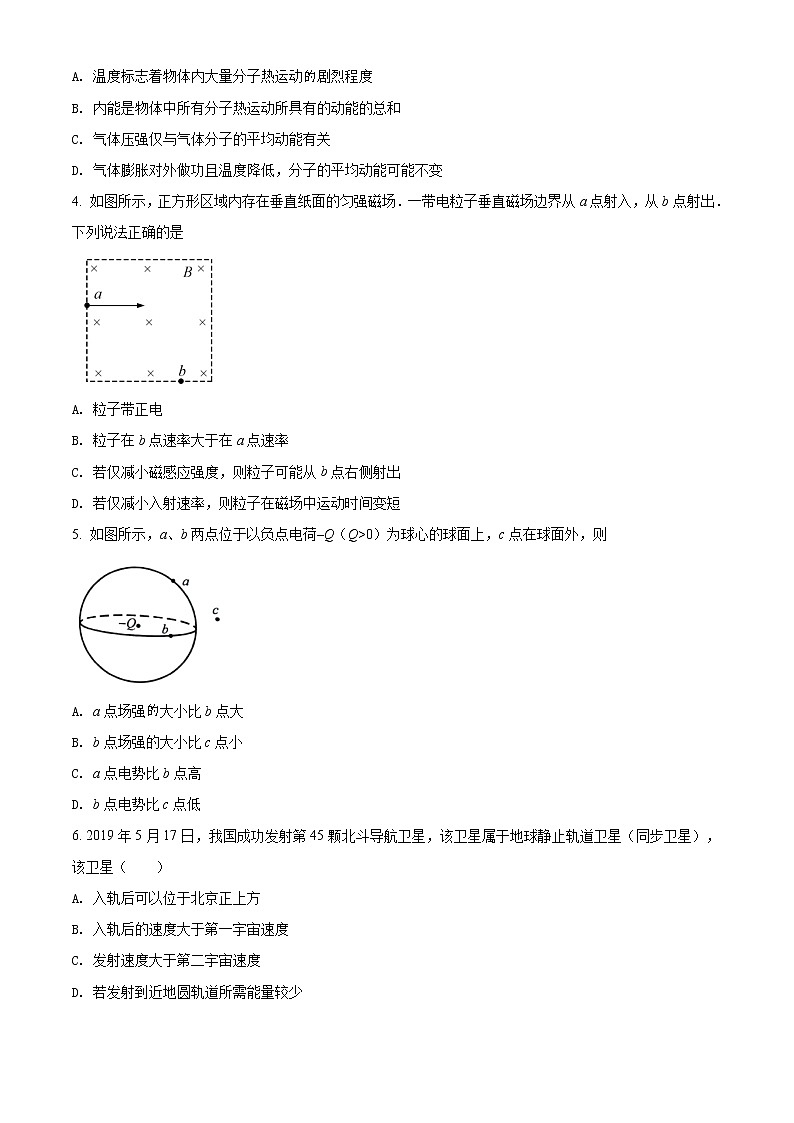 2019年北京市高考物理精编原卷第2页
