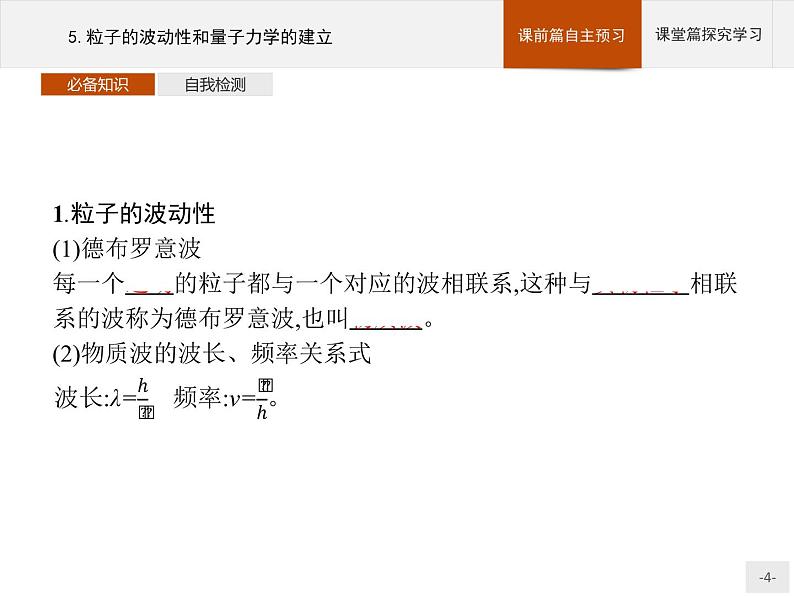 人教版物理选修第三册4.5《粒子的波动性和量子力学的建立》课件04