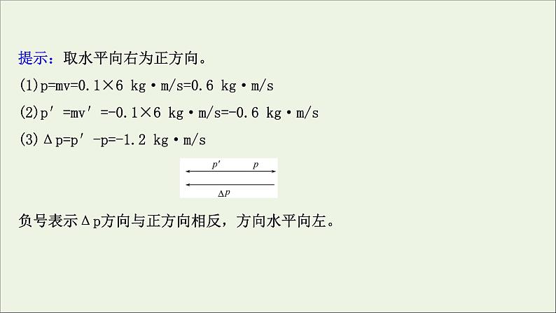 2022届高考物理一轮复习第六章碰撞与动量守恒第1讲动量动量定理课件新人教版06