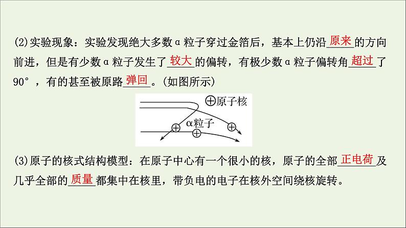 2022届高考物理一轮复习第十二章交变电流传感器波粒二象性第2讲原子结构氢原子光谱课件新人教版04