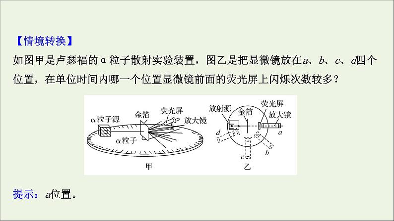 2022届高考物理一轮复习第十二章交变电流传感器波粒二象性第2讲原子结构氢原子光谱课件新人教版05