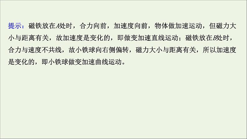 2022届高考物理一轮复习第四章曲线运动万有引力与航天第1讲曲线运动运动的合成与分解课件新人教版04