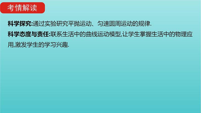 全国版2022高考物理一轮复习专题四曲线运动课件第5页