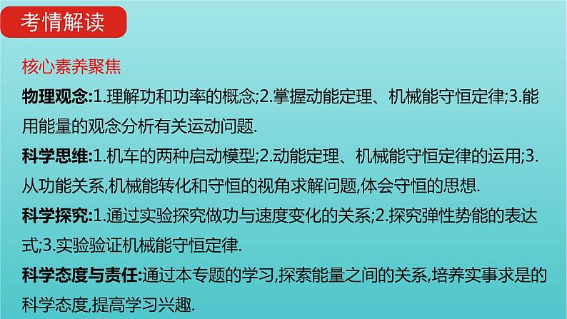 全国版2022高考物理一轮复习专题六机械能及其守恒课件第4页