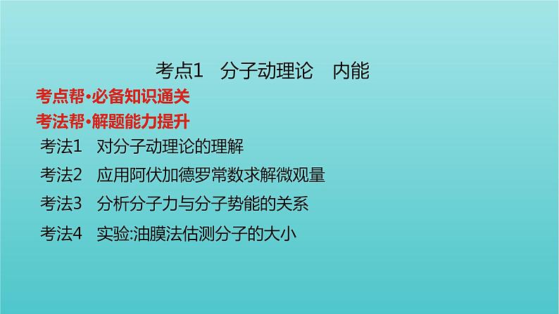 全国版2022高考物理一轮复习专题十四热学课件07