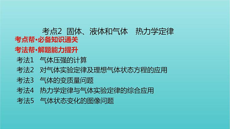 全国版2022高考物理一轮复习专题十四热学课件08