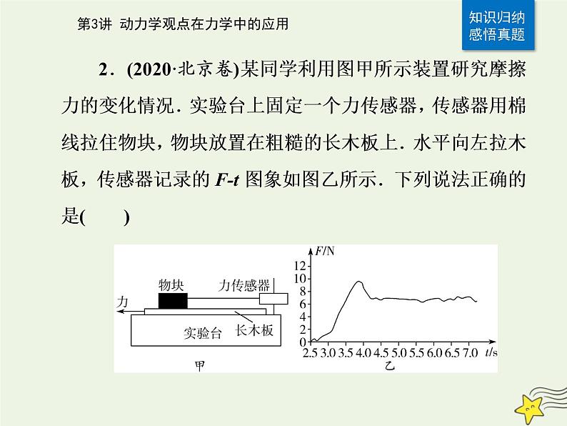 2021年高考物理二轮复习第一部分第3讲动力学观点在力学中的应用课件07