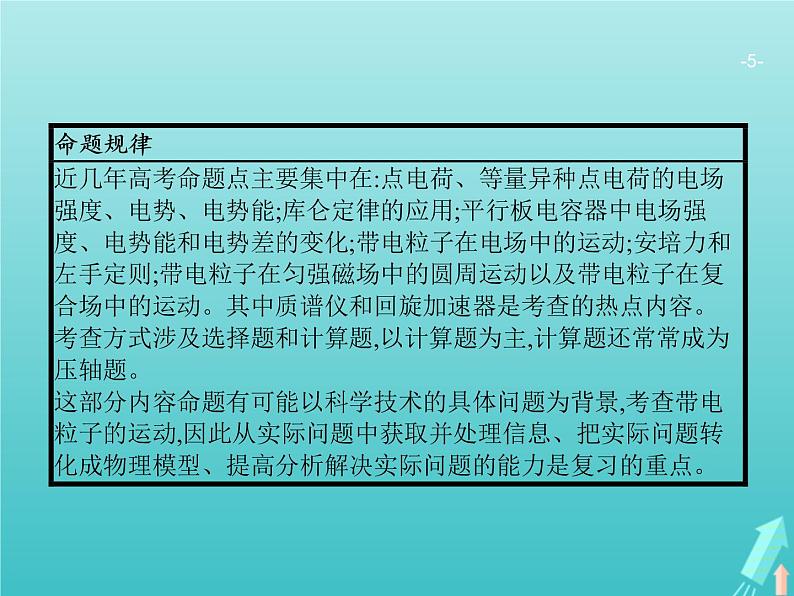 2021高考物理二轮复习第8讲电场性质及带电粒子在电场中的运动课件05