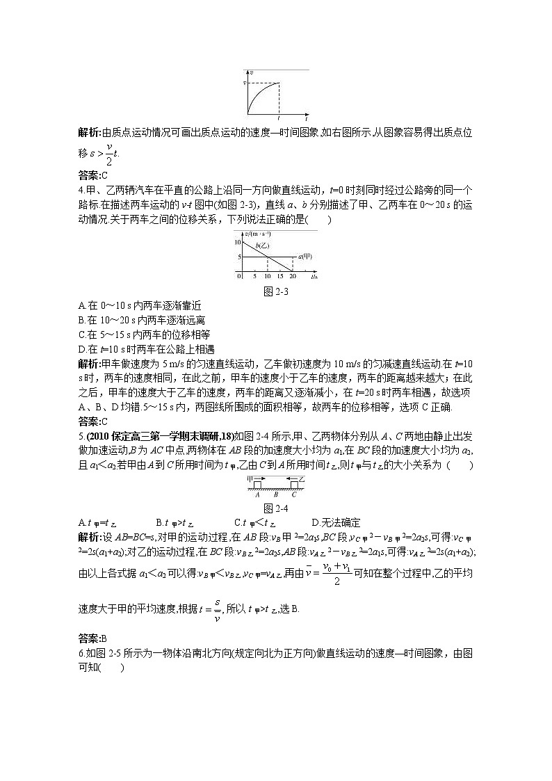 83高考物理二轮总复习专题过关检测--专题：直线运动(全部含详细答案解析)8302