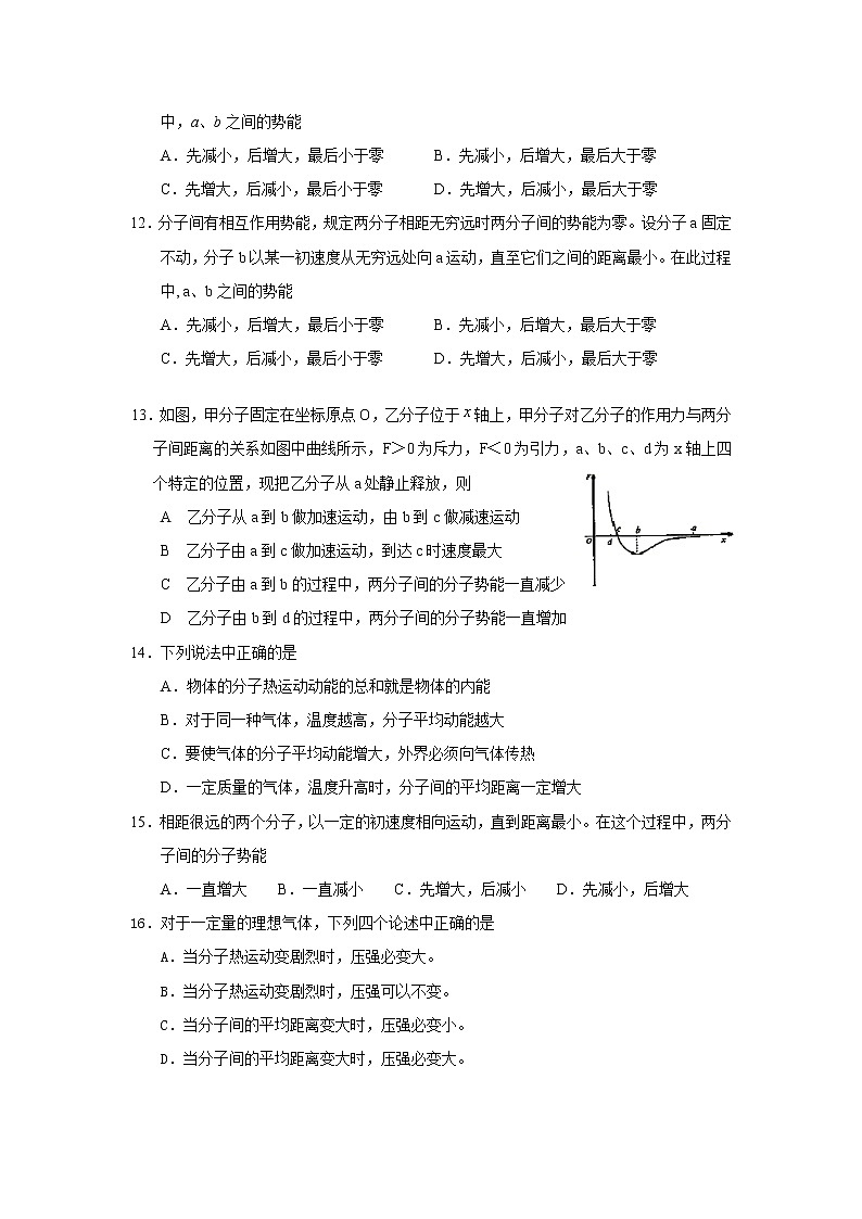 94高考物理气态方程总复习题(高考卷)9403