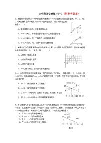 86高考物理复习运动图像专题练习(一)附答案86