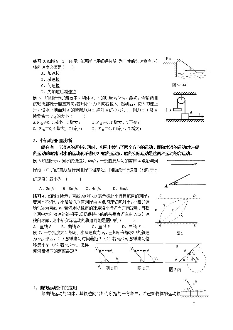 114高考物理专题复习精品：曲线和天体(学生版)114第3页