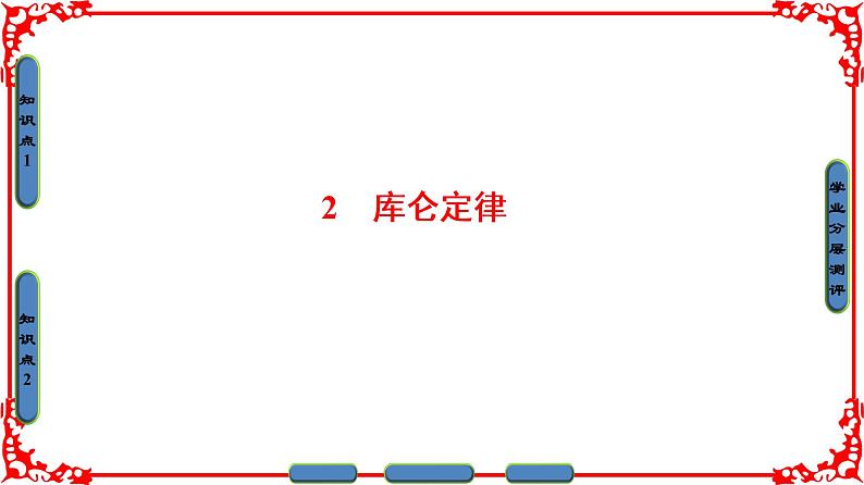 高中物理人教版选修3-1（课件）第一章 静电场 1-201