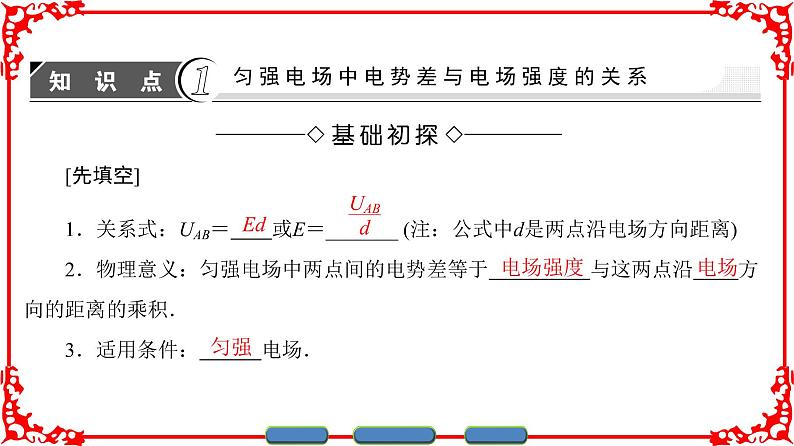 高中物理人教版选修3-1（课件）第一章 静电场 1-603