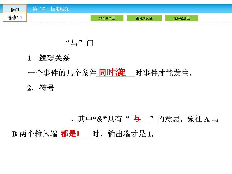 （人教版）高中物理选修3-1课件：第2章 恒定电流2.1104