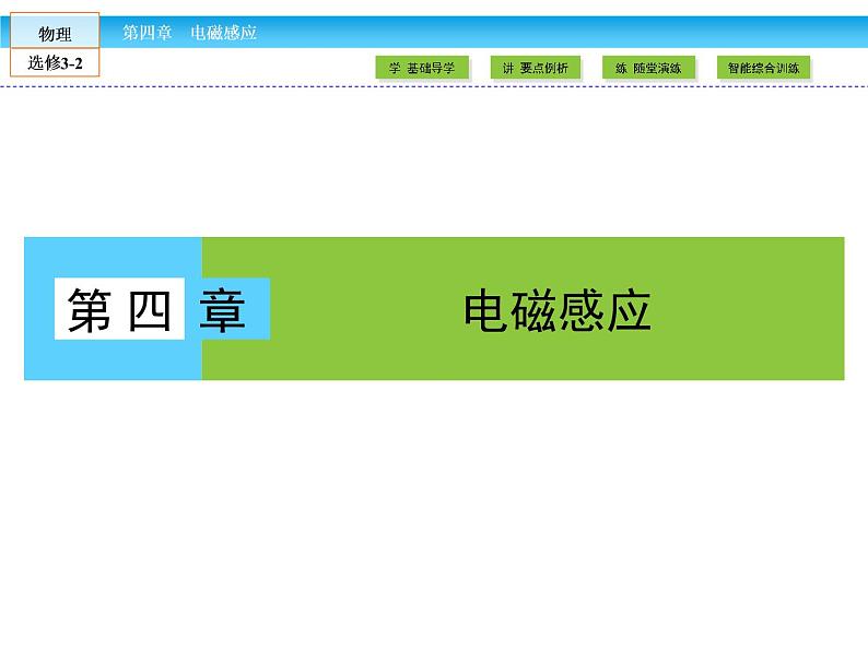 （人教版）高中物理选修3-2课件：第4章 电磁感应1、2第1页