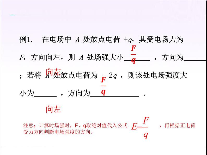 9.3电场强度 课件06