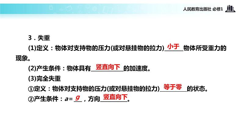 【教学课件】《用牛顿运动定律解决问题二》（物理人教必修1）第4页