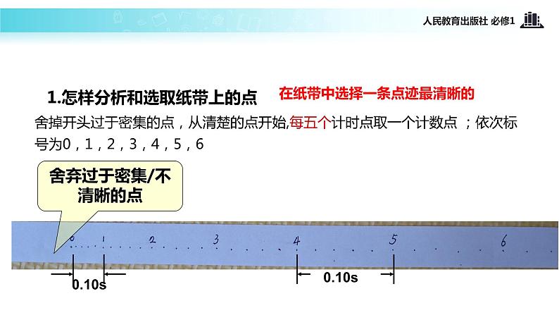 【教学课件】《实验：探究小车速度随时间变化的规律》（人教）08