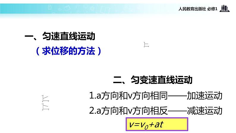 【教学课件】《匀变速直线运动的位移与时间的关系》（人教）02